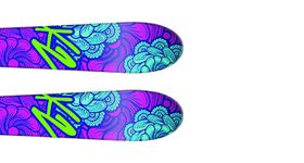 新品　K2 Luv Bug スキー 紫　ストック付き 新品 K2 Luv Bug スキー 紫 ストック付き 新品 K2 Luv Bug スキー 紫