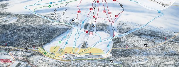 Detaillierte Infos zum Skiurlaub im Skigebiet Fjätervalen