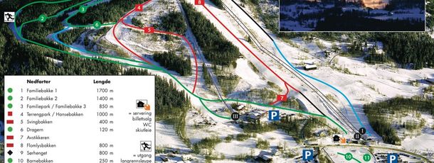 Information about the ski resort Hurdal