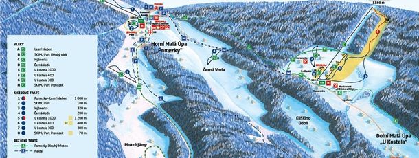 Information about the ski resort Mala Upa