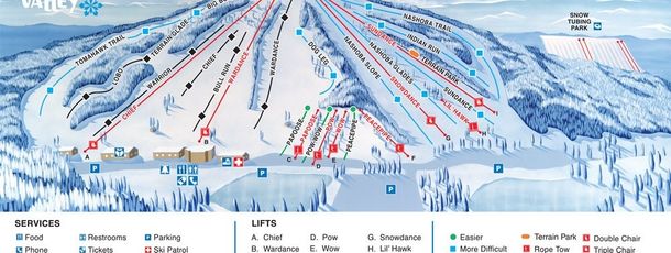 Information about the ski resort Nashoba Valley Ski Area