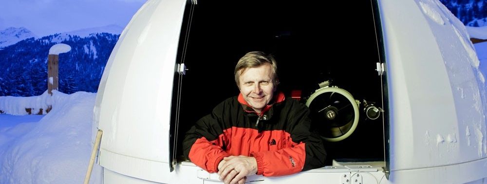 Robotic dome in winter