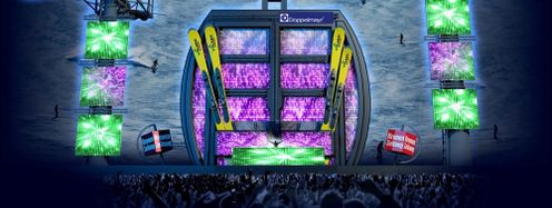 Schladming eröffnet die Skisaison 2019/20 auf einer riesigen Gondelbühne.