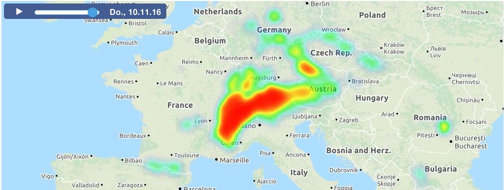 Hurra, es schneit: Die ersten Beweisbilder