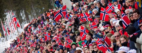 Sechs Biathlonrennen stehen am Holmenkollen zum Abschluss auf dem Programm.