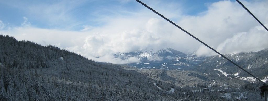 Blick aus der Creekside Gondola!