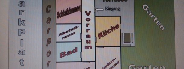 Grundriss des Appartements