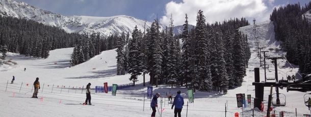 View of the lower bits of the easy runs Wrangler and Sundance.