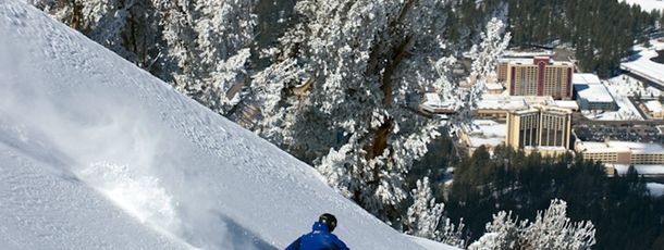 Snow falls in masses at Heavenly.