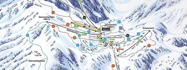 Pistenplan Wurzeralm