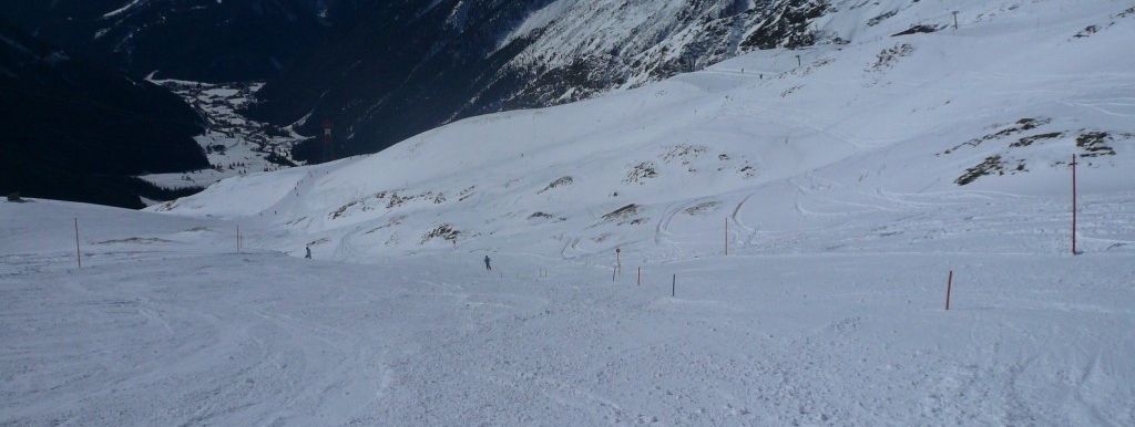 Die rot markierte Piste Nr.4.