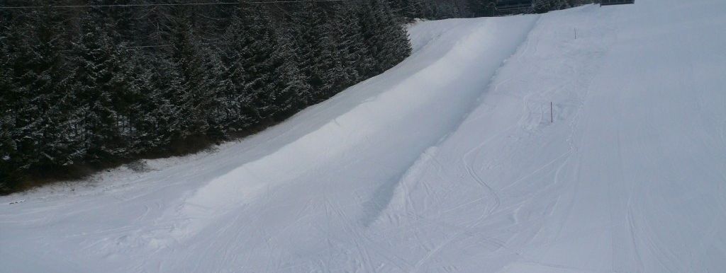 Halfpipe an der Wettersteinbahn