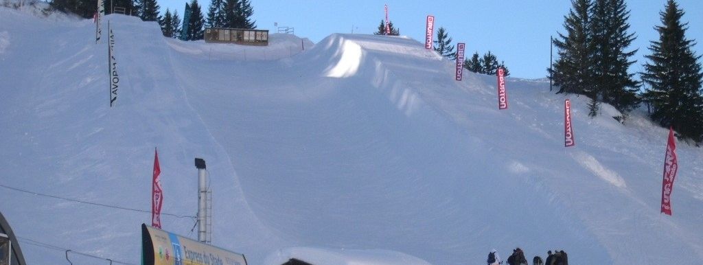 Die Halfpipe am Express Lac Intrets!