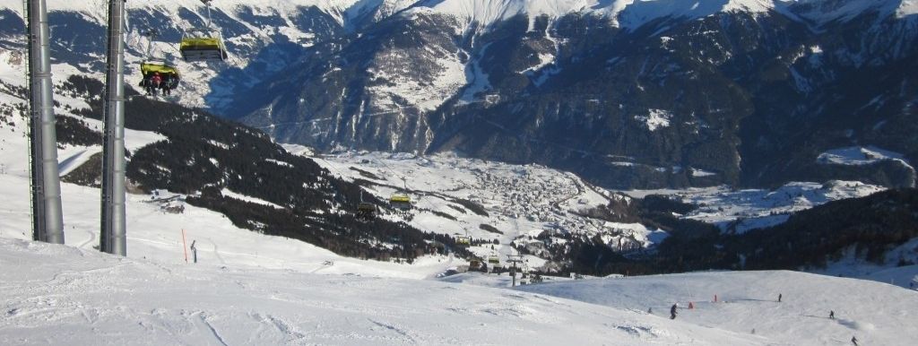 View from the top station of the Königsleithebahn