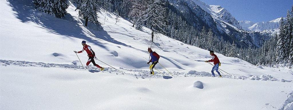 Unterwegs auf der Grenzlandloipe zwischen Kartitsch und Maria Luggau.