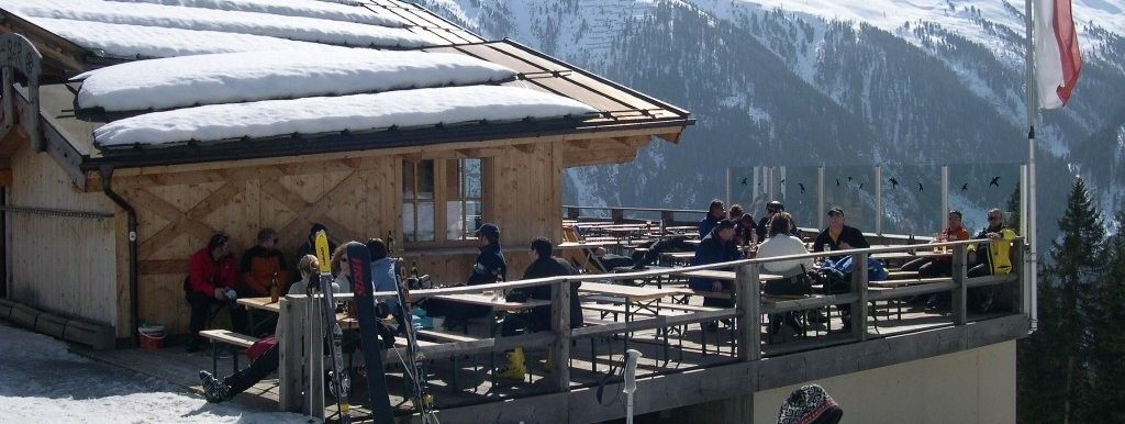 Sun terrace of the Huisleralm!