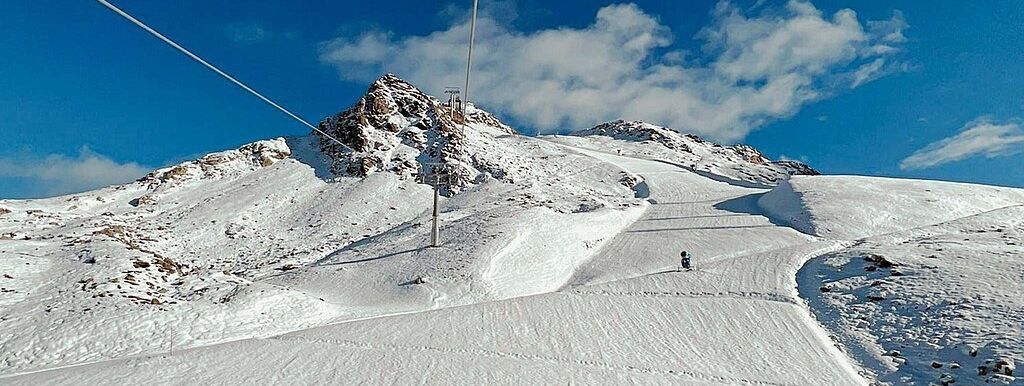 Mit der neuen Bahn sind auch neue Pisten entstanden.