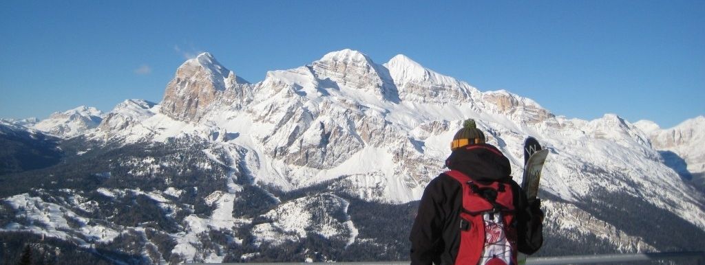 Blick über das Teilgebiet am Tofana!