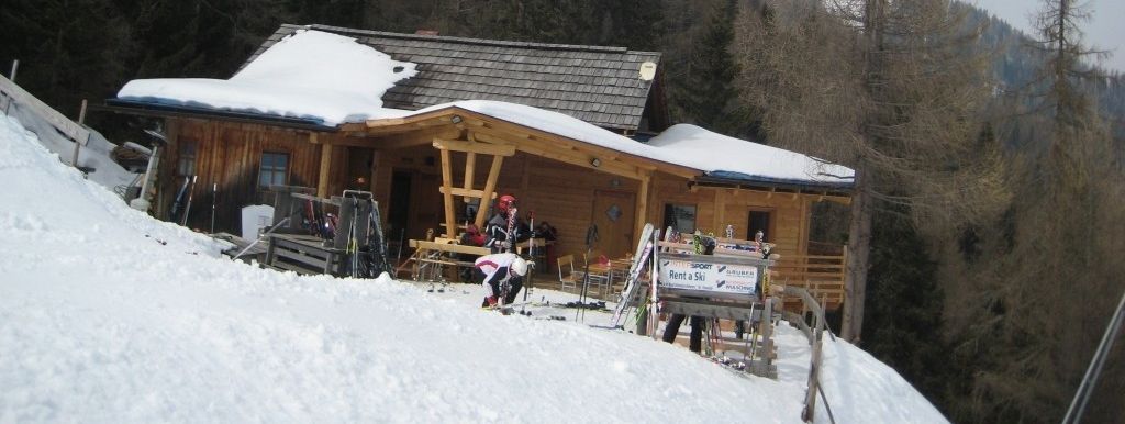 Gschwandlbodenhütte an der Piste 16