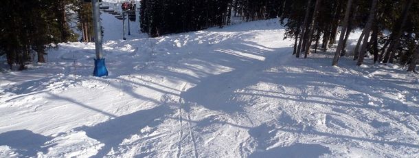 The terrain at the Sunrise Chair