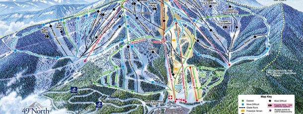 Detaillierte Infos zum Skiurlaub im Skigebiet 49 North Mountain Resort