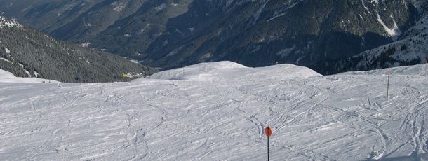 Blick auf das Tal von Le Pleynet (1450m)!