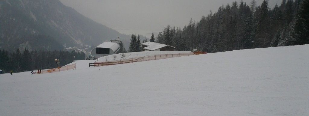 Blick auf die Bergstation Marienbergbahn I (Biberwier)