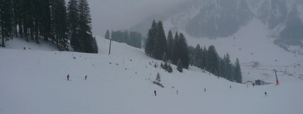 Abfahrt am Thanellerkarlift (Berwang)