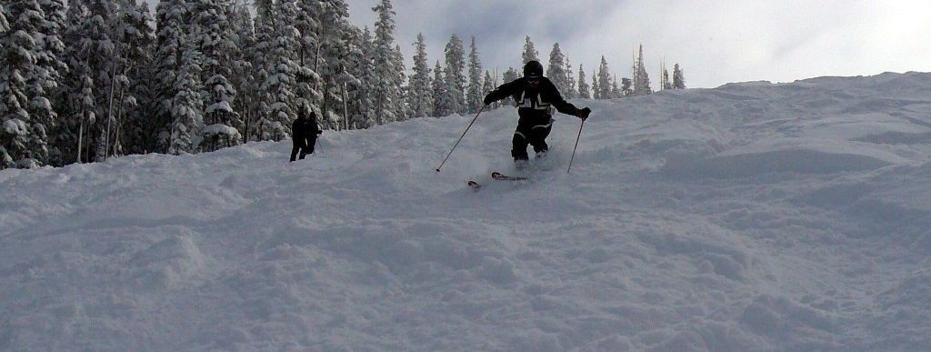 Powdern am Wildwood Express Lift!