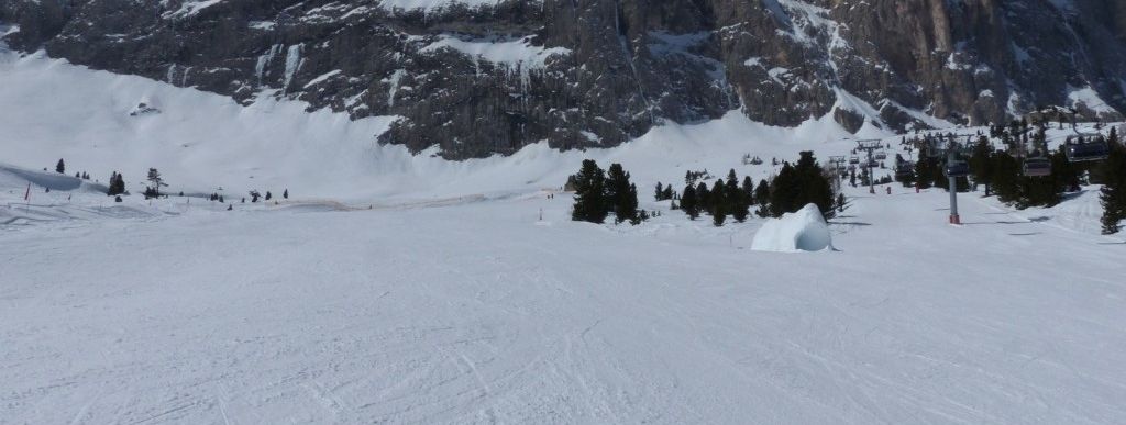 Familienpiste nebn dem Sotsaslong-Sessellift