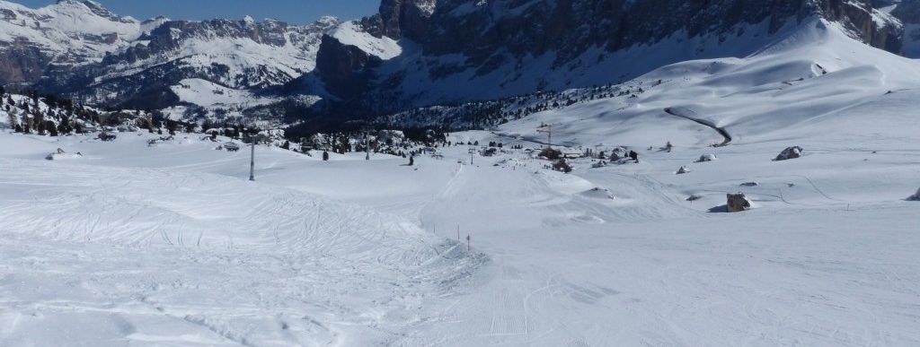 Abfahrt am Citta del Sassi Lift