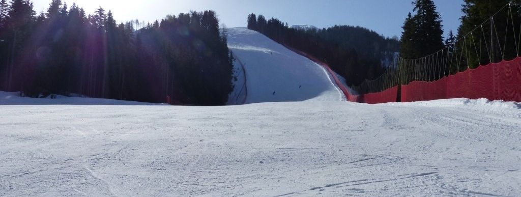Schwarze Weltcupabfahrt Saslong nach St. Christina