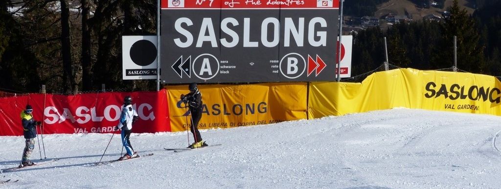 Saslong-Abfahrten nach St. Christina