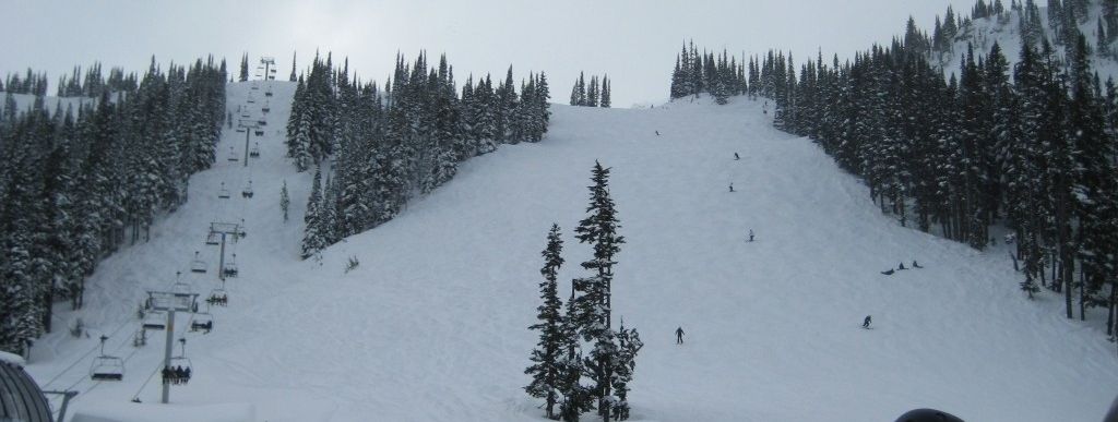 Piste G.S. an der Talstation des Harmony Express Sessellifts!