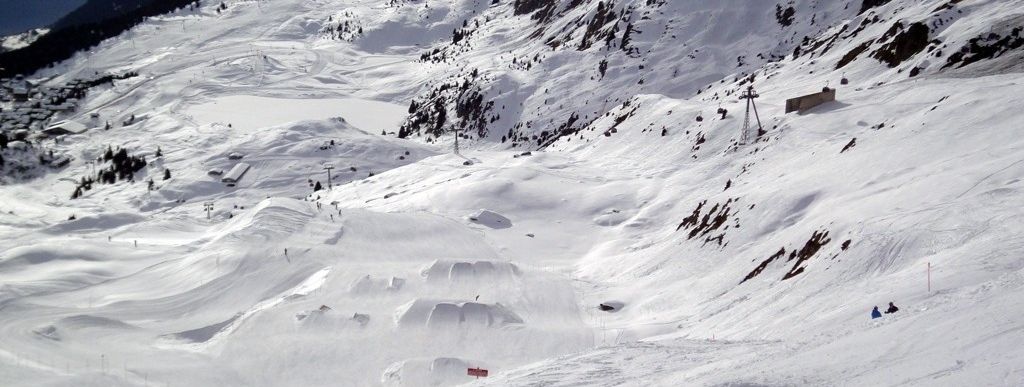 Der TFI Snowpark am Schönbiel Lift!