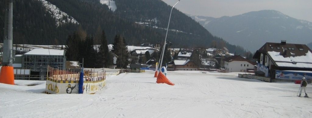 Anfängerareal an der Nationalparkbahn Brunnach
