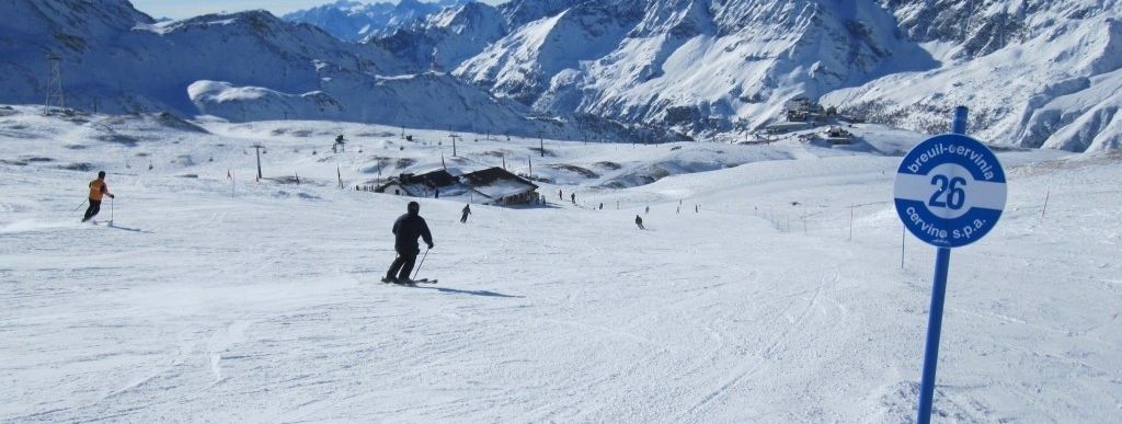 Einfache Piste Nr. 26 oberhalb von Plan Maison!