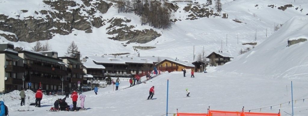 Zauberteppich neben dem Kinderland in Breuil Cervinia!