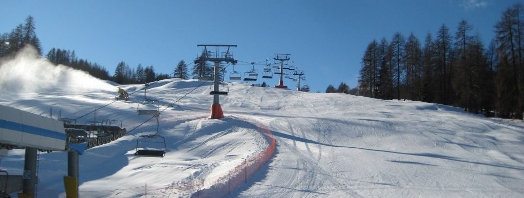 Einfache Pisten um den Sessellift Olympia!