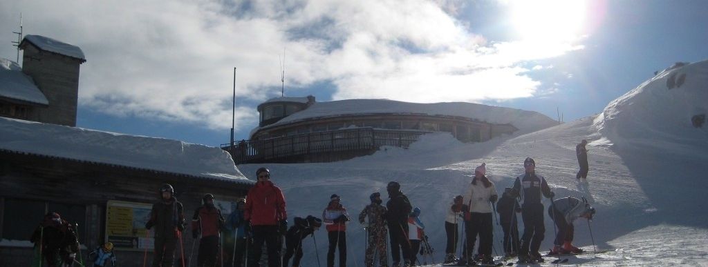 Hütte an der Bergstation der Gondel nach Ra Vallees!