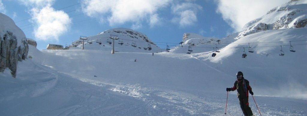 Piste Nummer 49 am Sessellift Pian Ra Vallees!