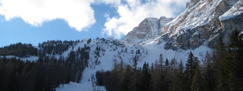 Bereich um den Sessellift Rumerslo - Duca D'Aosta