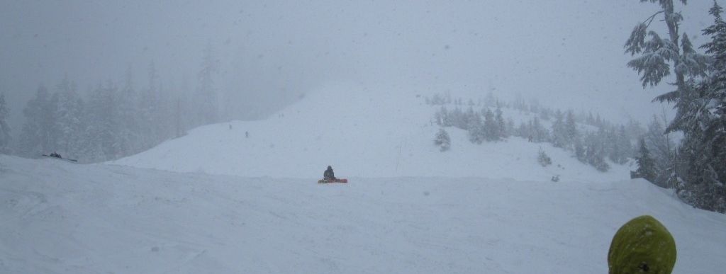 2. Mittlerer Teil der blauen Piste HORIZON!