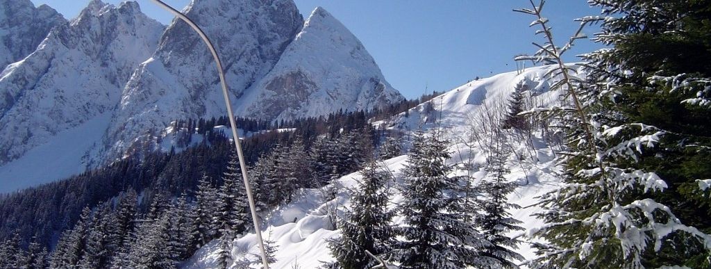 Panoramablick von Piste Nummer 9a!