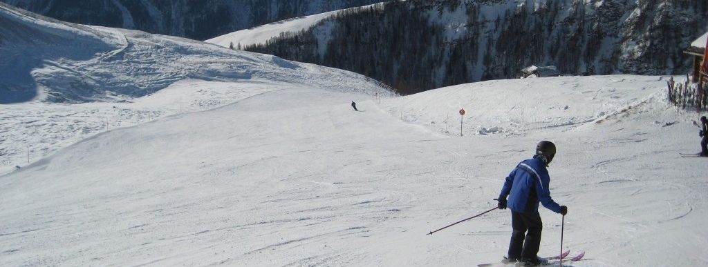 Abfahrt Nr.12 an der Fleissalm