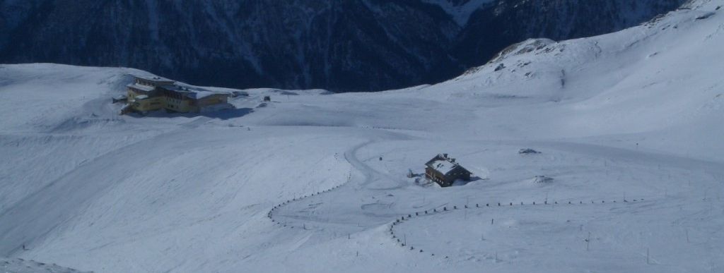 Piste Nr.8 vom 2420m hoch gelegenen Viehbühel