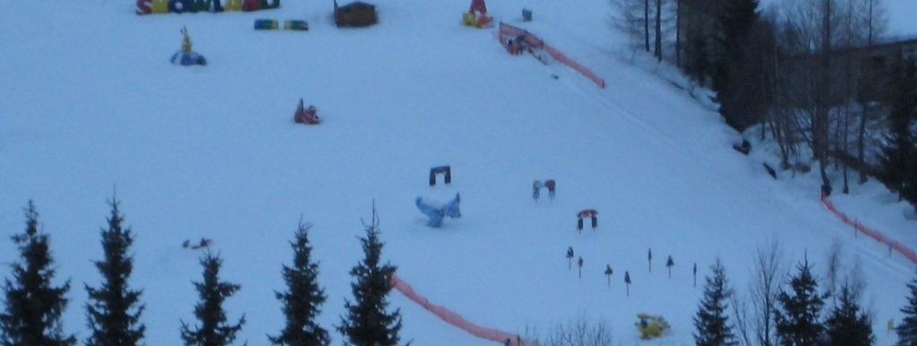 Blick auf den Kidspark Snowland
