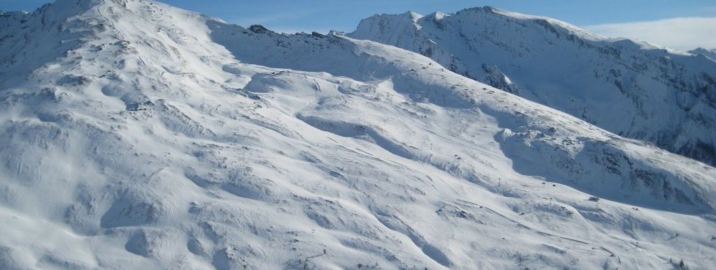 Blick auf das Gebiet um die Fleissalm