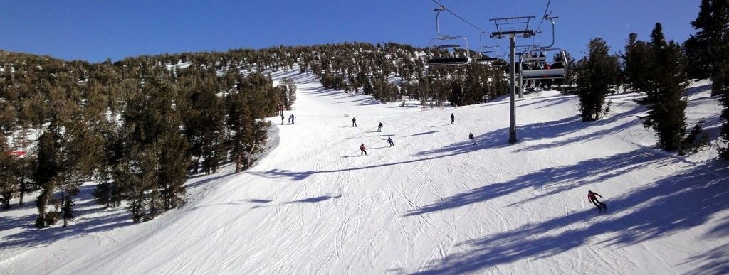 Blick vom Canyon Express auf die mittelschwere High Five Abfahrt!