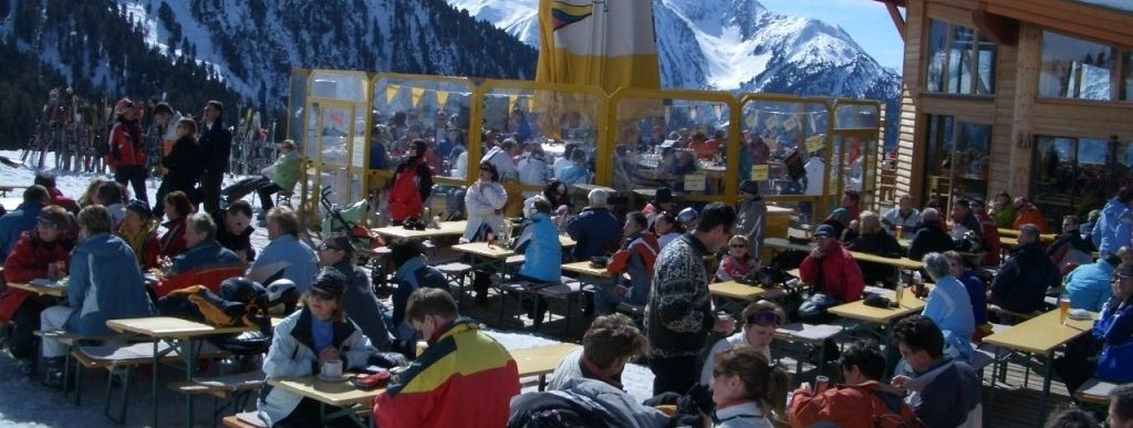 Terrasse des Zeigerrestaurants!